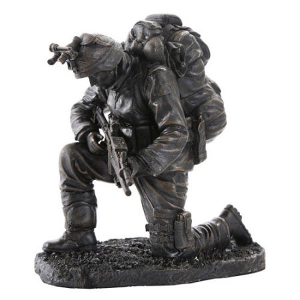 Praying Soldier War Memorial Statue Military Sculpture